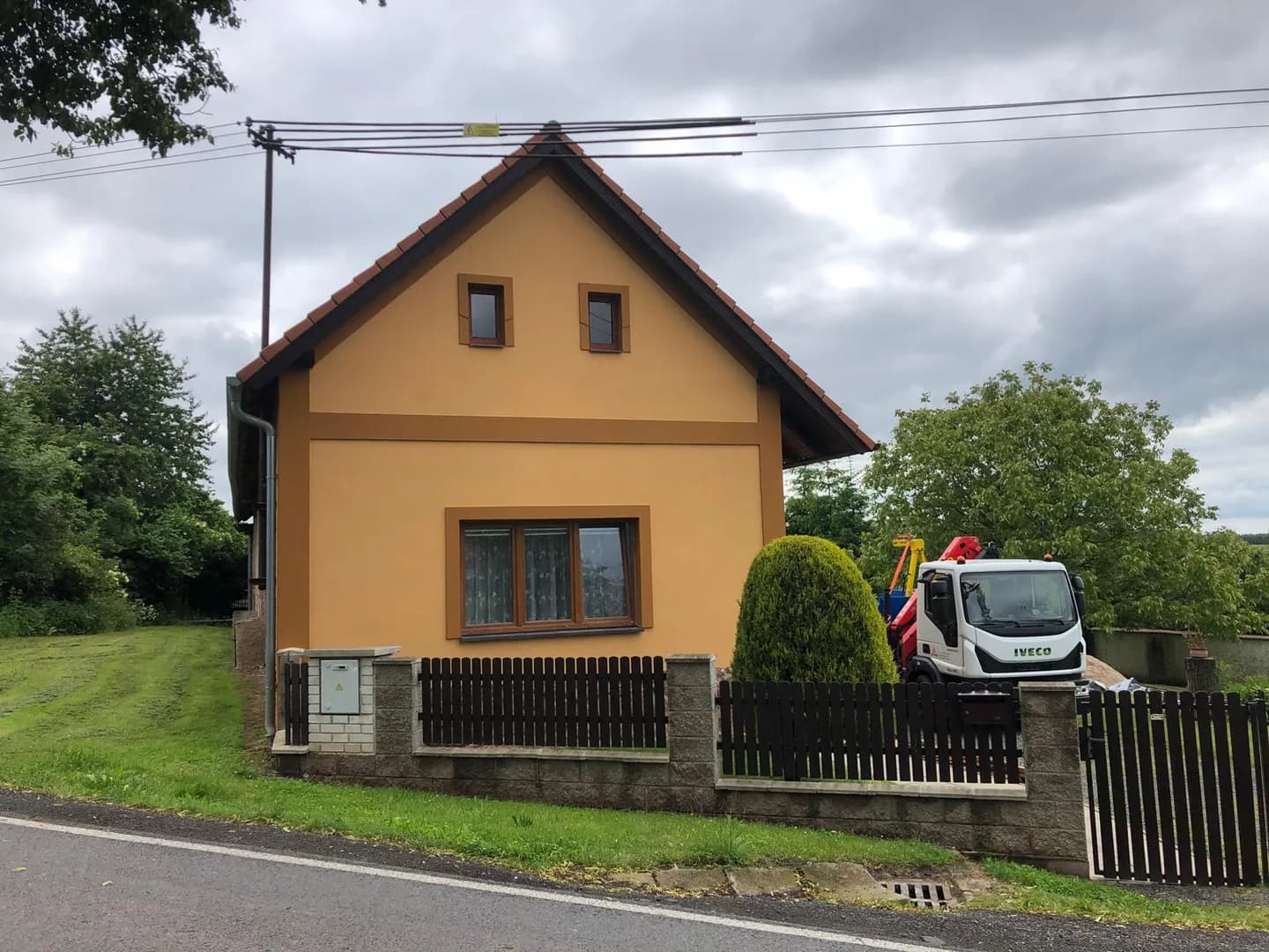 Rodinný dům po dokončení fasády